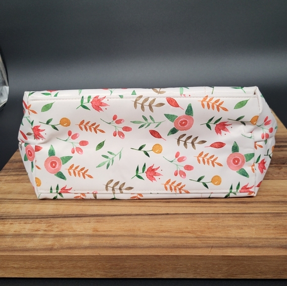 2 Floral Print Tote Bag Organizers, Lots of Storage Space! Never Used, Like New - Picture 7 of 10